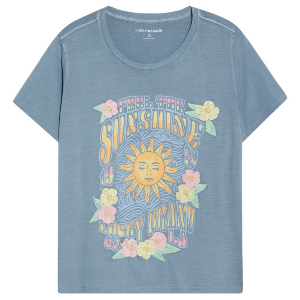 Lucky Brand Women’s Sunshine Graphic Tee